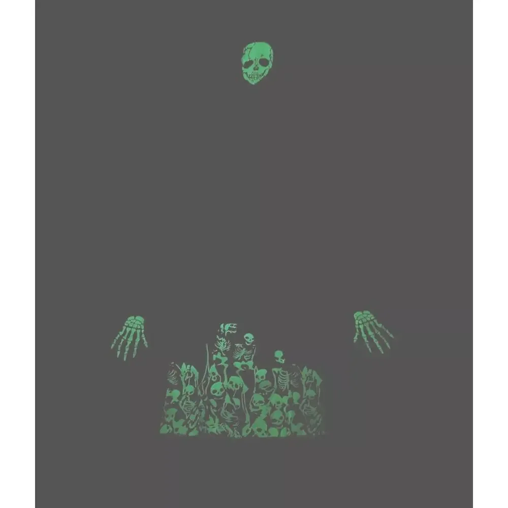 Grim Reaper Glow In The Dark Halloween Costume With Scythe Kids Size 12/14